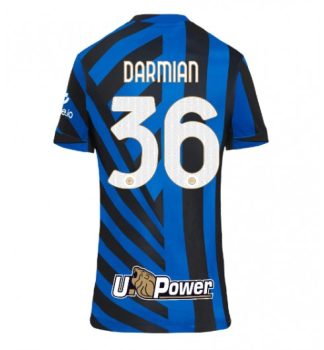 Köpa Fotbollströjor För Dam Inter Milan Hemmatröja 2024/25 Matteo Darmian 36 Kortärmad