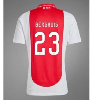 Köpa Fotbollströjor För Herr AFC Ajax Hemmatröja 2024/25 Steven Berghuis 23 Kortärmad