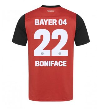 Köpa Fotbollströjor För Herr Bayer 04 Leverkusen Hemmatröja 2024/25 Victor Boniface 22 Kortärmad