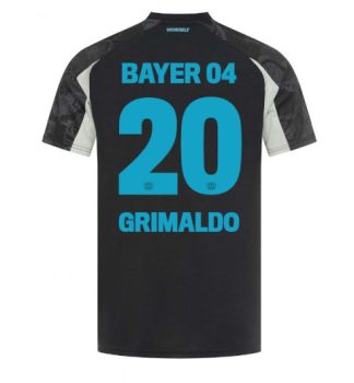 Köpa Fotbollströjor För Herr Bayer 04 Leverkusen Tredjetröja 2024/25 Alejandro Grimaldo 20 Kortärmad