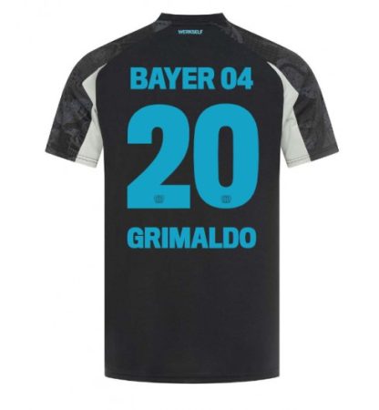 Köpa Fotbollströjor För Herr Bayer 04 Leverkusen Tredjetröja 2024/25 Alejandro Grimaldo 20 Kortärmad