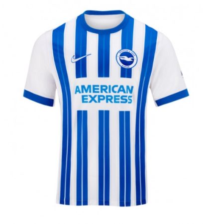 Köpa Fotbollströjor För Herr Brighton & Hove Albion FC Hemmatröja 2024/25 Simon Adingra 11 Kortärmad-1