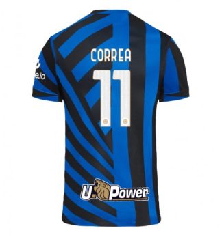 Köpa Fotbollströjor För Herr Inter Milan Hemmatröja 2024/25 Joaquin Correa 11 Kortärmad