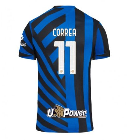 Köpa Fotbollströjor För Herr Inter Milan Hemmatröja 2024/25 Joaquin Correa 11 Kortärmad