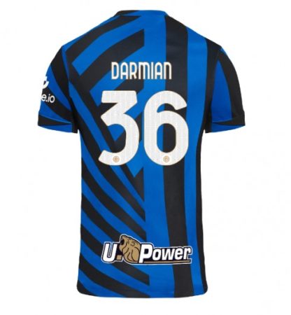 Köpa Fotbollströjor För Herr Inter Milan Hemmatröja 2024/25 Matteo Darmian 36 Kortärmad