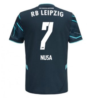 Köpa Fotbollströjor För Herr RB Leipzig Tredjetröja 2024/25 Antonio Nusa 7 Kortärmad