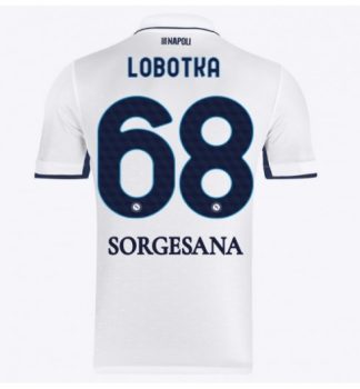 Köpa Fotbollströjor För Herr SSC Napoli Bortatröja 2024/25 Stanislav Lobotka 68 Kortärmad