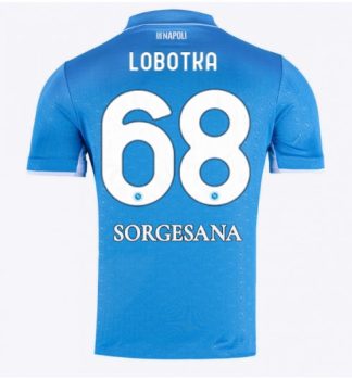 Köpa Fotbollströjor För Herr SSC Napoli Hemmatröja 2024/25 Stanislav Lobotka 68 Kortärmad