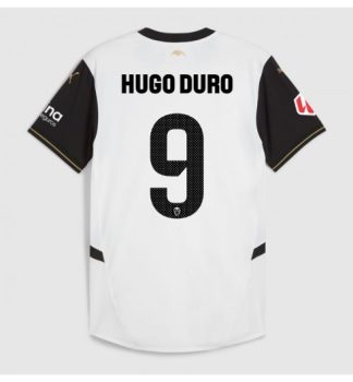 Köpa Fotbollströjor För Herr Valencia CF Hemmatröja 2024/25 Hugo Duro 9 Kortärmad