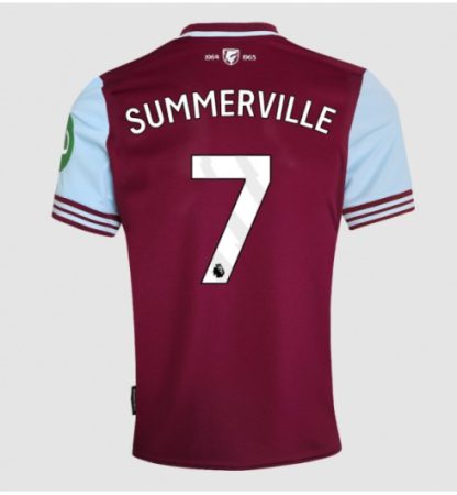 Köpa Fotbollströjor För Herr West Ham United Hemmatröja 2024/25 Crysencio Summerville 7 Kortärmad