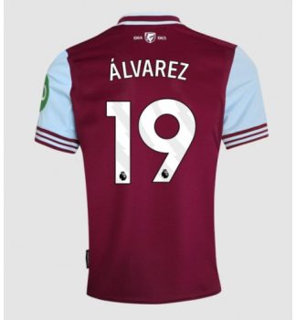 Köpa Fotbollströjor För Herr West Ham United Hemmatröja 2024/25 Edson Alvarez 19 Kortärmad