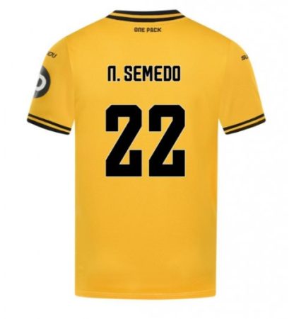 Köpa Fotbollströjor För Herr Wolves FC Hemmatröja 2024/25 Nelson Semedo 22 Kortärmad