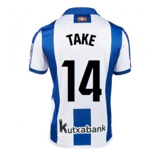 Real Sociedad Takefusa Kubo #14 Hemmatröja 2024-25 Kortärmad